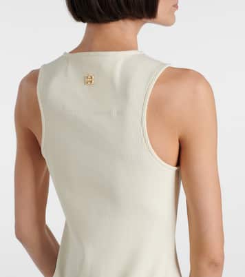 Abito midi in cotone a coste | Givenchy