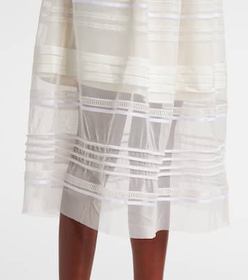 Gonna midi in pizzo e tulle | Xu Zhi