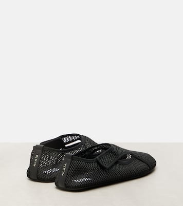 Fishnet slip-on shoes | Alaïa