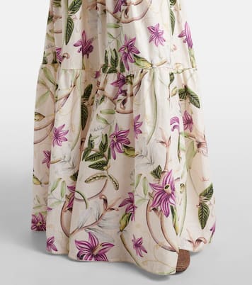 Lima printed cotton maxi dress | Agua by Agua Bendita