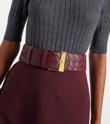 Cinturón de piel Intrecciato | Bottega Veneta