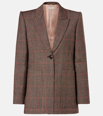 Blazer de lana virgen a cuadros | Chloé