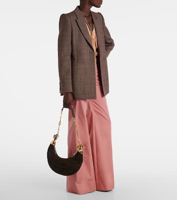 Blazer de lana virgen a cuadros | Chloé