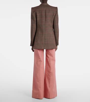 Blazer de lana virgen a cuadros | Chloé