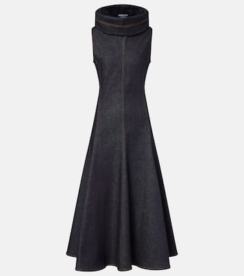 Denim midi dress | Jacquemus
