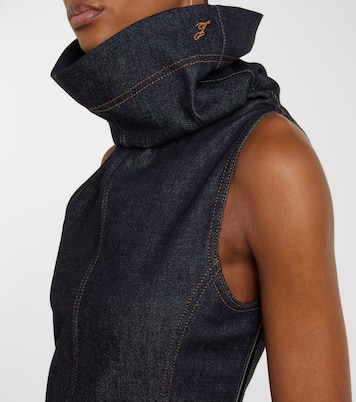 Denim midi dress | Jacquemus