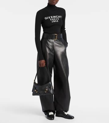 Voyou Mini leather shoulder bag | Givenchy