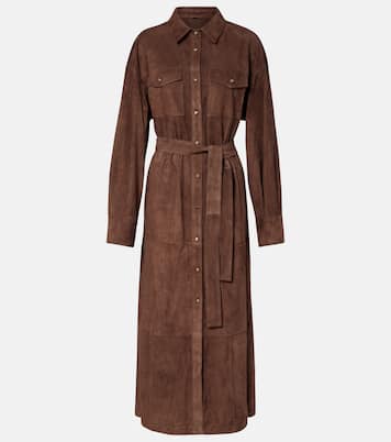 Mantel aus Veloursleder | Brunello Cucinelli