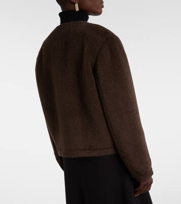 Gliss chevron alpaca and wool jacket | Blazé Milano