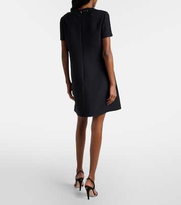 Verziertes Minikleid aus Wolle und Seide | Valentino