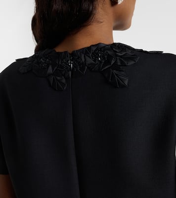 Verziertes Minikleid aus Wolle und Seide | Valentino