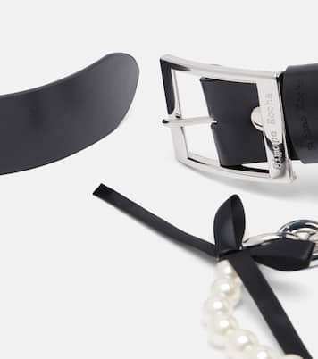 Embellished leather belt | Simone Rocha