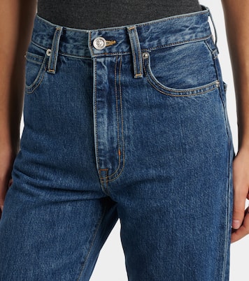 London cropped high-rise straight jeans | Slvrlake