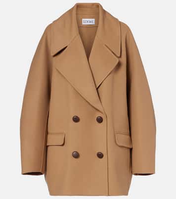 Oversized wool peacoat | Loewe