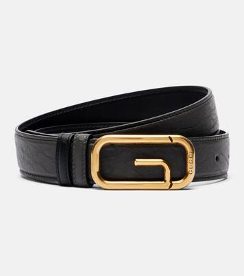 Square G reversible leather belt | Gucci