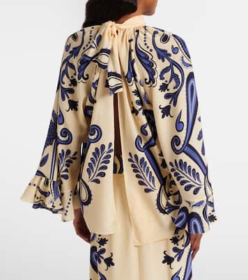 Paisley silk blouse | Johanna Ortiz