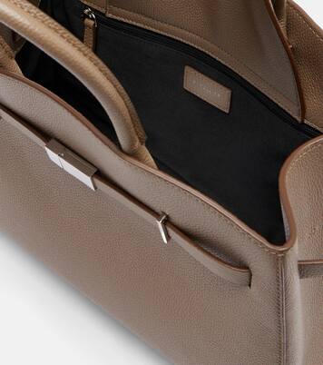 Hudson 미디 레더 탑 핸들 백 | DeMellier