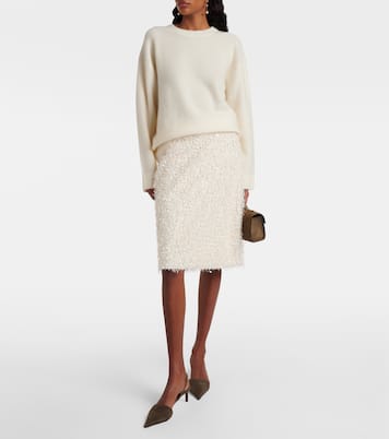 Fringed midi skirt | Vince