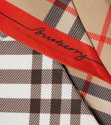 Burberry Check silk scarf | Burberry