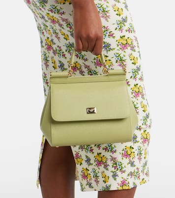 Sicily Small leather top-handle bag | Dolce&Gabbana