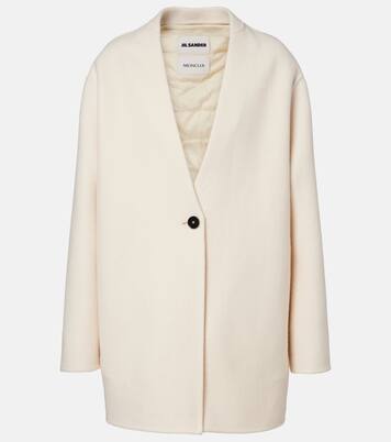 x Jil Sander virgin wool down coat | Moncler Genius