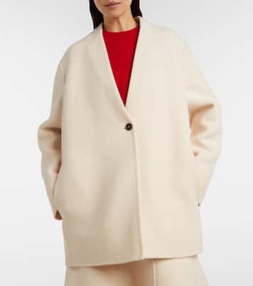 x Jil Sander virgin wool down coat | Moncler Genius