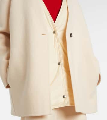 x Jil Sander virgin wool down coat | Moncler Genius