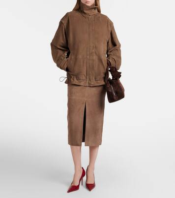 Kamala suede jacket | Rotate