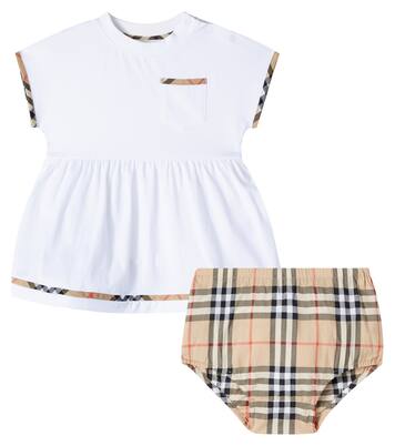 Baby Set Burberry Check aus Kleid und Höschen | Burberry Kids