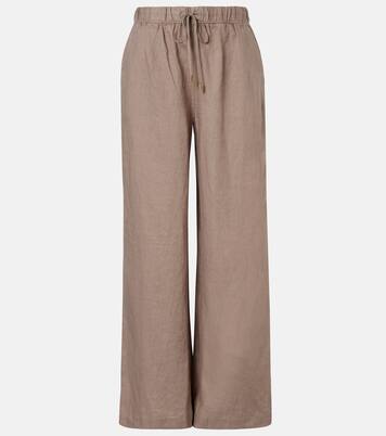Zakynthos linen wide-leg pants | Heidi Klein