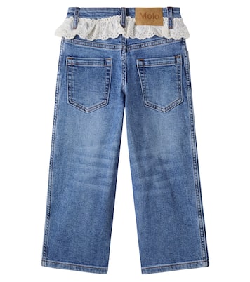 Aiden lace-trimmed jeans | Molo