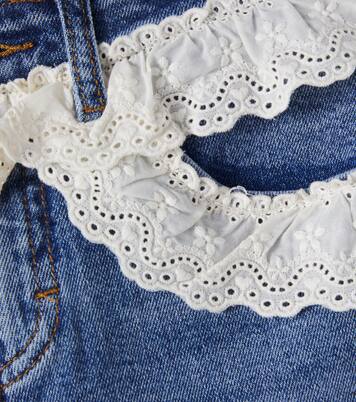 Aiden lace-trimmed jeans | Molo