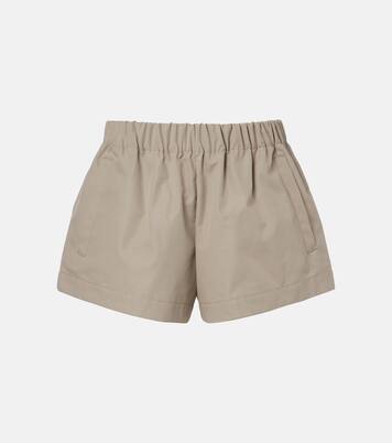 Clean cotton-blend shorts  | Wardrobe.NYC