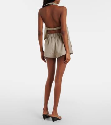 Clean cotton-blend shorts  | Wardrobe.NYC