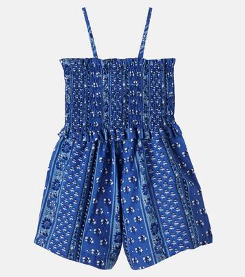 Combishort Mare en coton à smocks  | The New Society