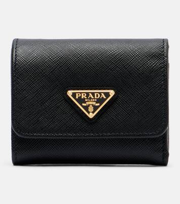Saffiano Small leather wallet | Prada