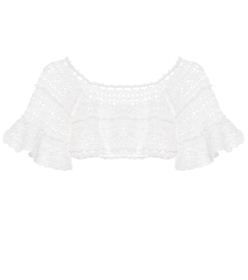Top cropped Jocelyn in crochet | Anna Kosturova
