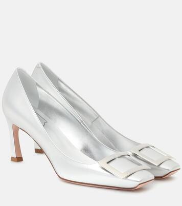 Escarpins Belle Vivier Trompette en cuir métallisé | Roger Vivier