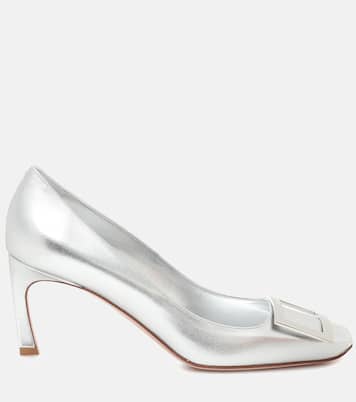 Escarpins Belle Vivier Trompette en cuir métallisé | Roger Vivier