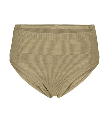 Culottes Picchu in misto lino a coste | Jacquemus