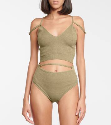 Culottes Picchu in misto lino a coste | Jacquemus