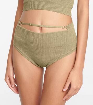 Culottes Picchu in misto lino a coste | Jacquemus