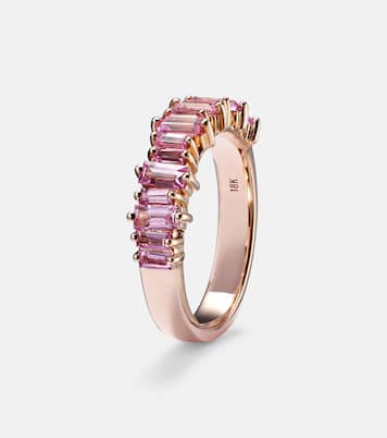 Bague en or rose 18 ct et saphirs | Suzanne Kalan