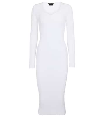 Vestido midi acanalado | Tom Ford