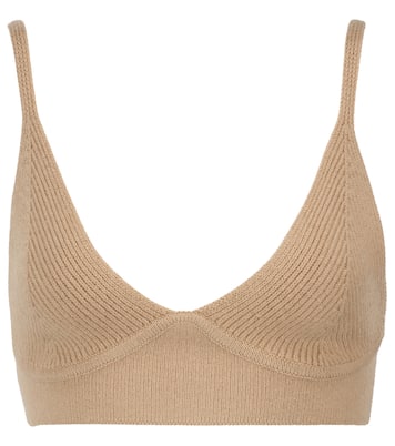 Bralette Aeris in misto cotone e lana a coste | Simkhai