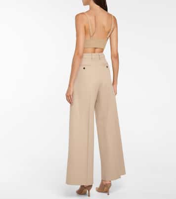 Bralette Aeris in misto cotone e lana a coste | Simkhai