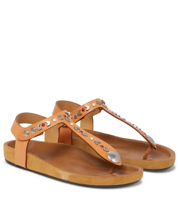 Sandales Enavy en cuir à ornements | Isabel Marant