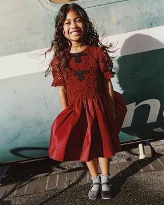 Guipure lace dress | Self-Portrait Kids