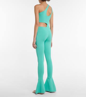 Cutout flared jumpsuit | Stella McCartney