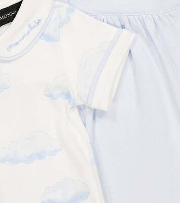 Bébé – Ensemble body et salopette en coton | Monnalisa